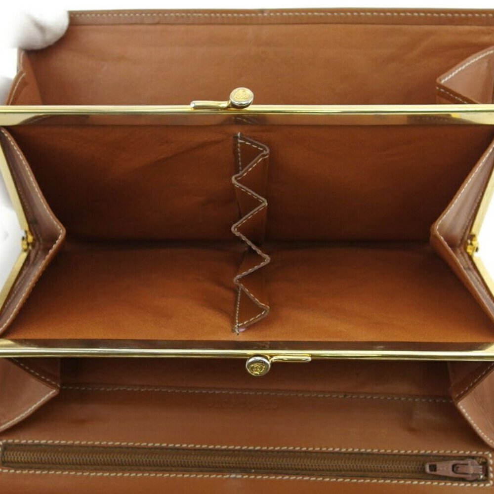 Auth GUCCI long wallet GG canvas beige canvas x leather - Picture 6 of 10